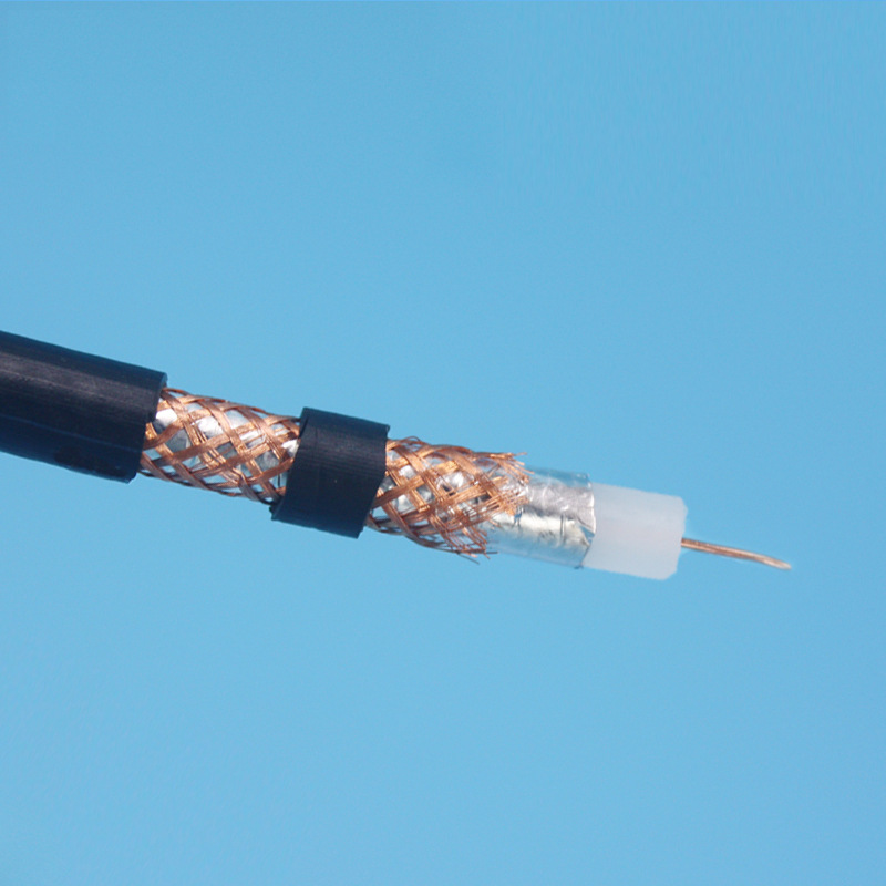 Discount SYV aluminum foil shielded and copper braided shielded coaxial cable Wholesale Price